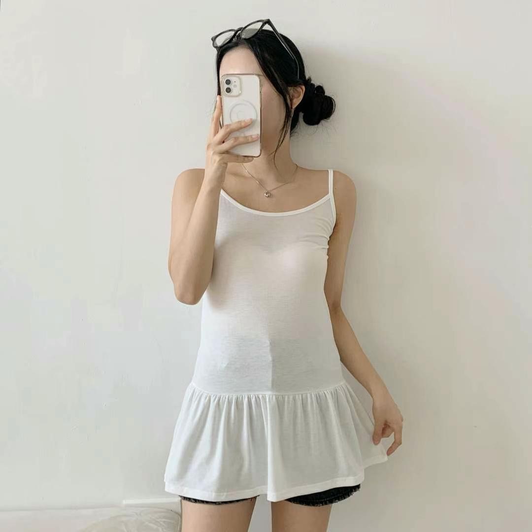 WOO SUNG韓國直郵㊣女裝新款休閑熱賣25春夏時尚推薦吊帶背心WOO SUNG吊帶/背心
