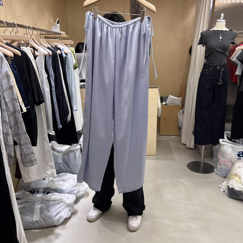 PLEASURE東大門㊣實拍女裝新品推薦熱賣時尚職業25春夏休閑褲PLEASURE休閑褲