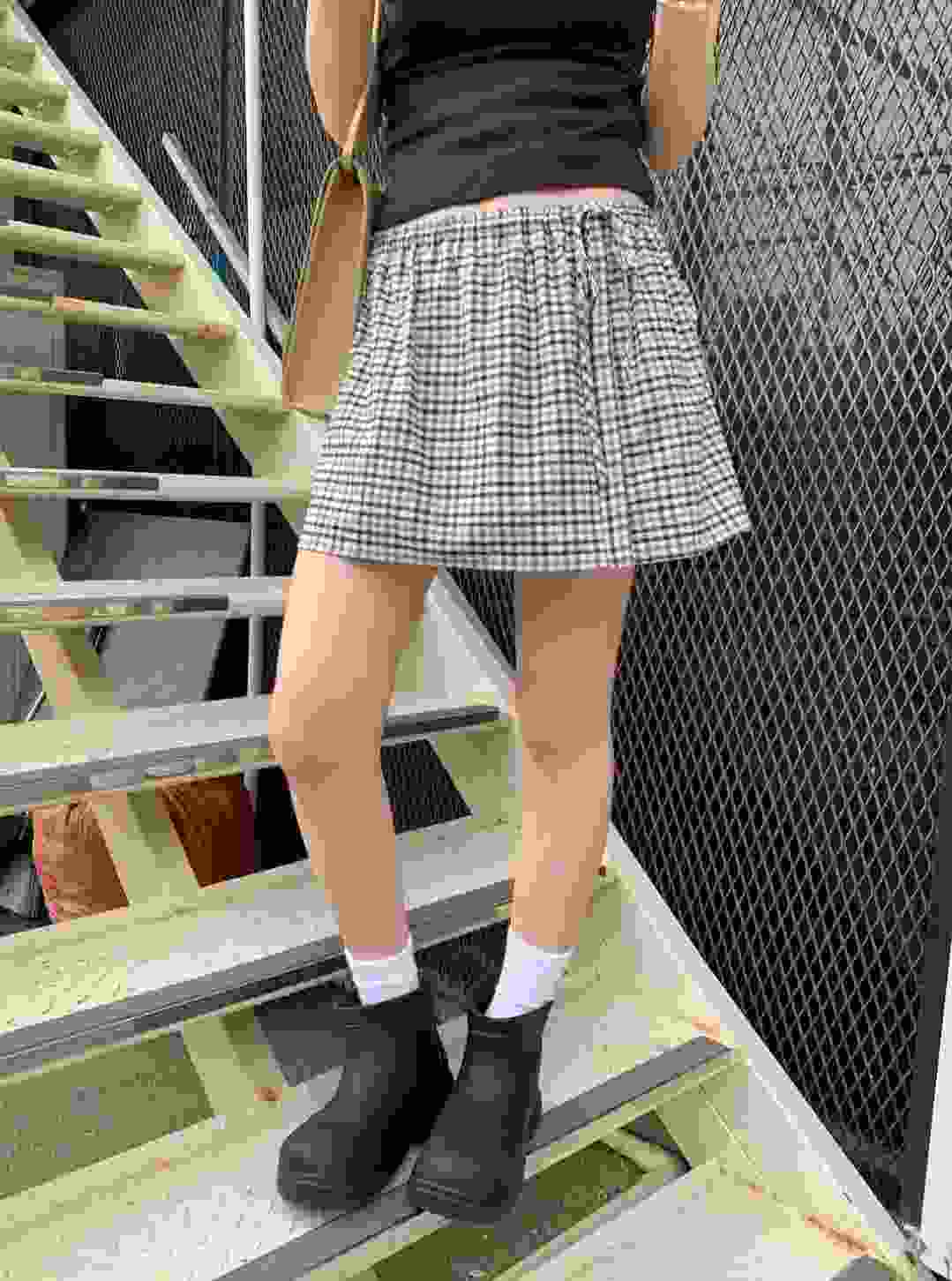 WEARRAW韓國代購㊣女裝新款休閑25春夏人氣推薦職業時尚短裙WEARRAW短裙