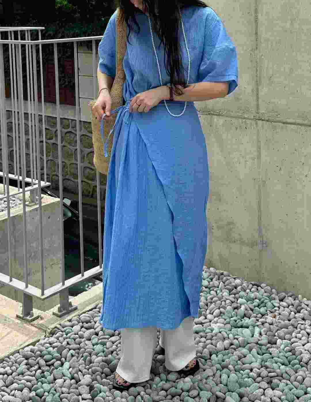 GLOSSY韓國代購㊣女裝新款真品職業推薦人氣時尚休閑連衣裙GLOSSY連衣裙