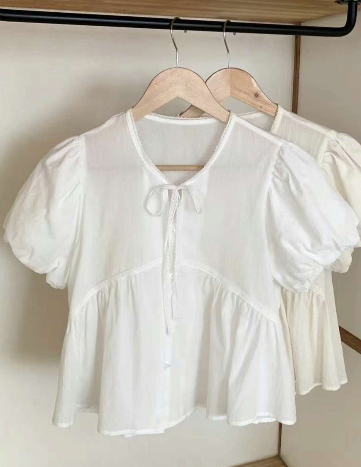 ONEMORETHING韓國直郵㊣女裝新品休閑人氣真品推薦襯衫蕾絲衫ONEMORETHING襯衫/蕾絲衫
