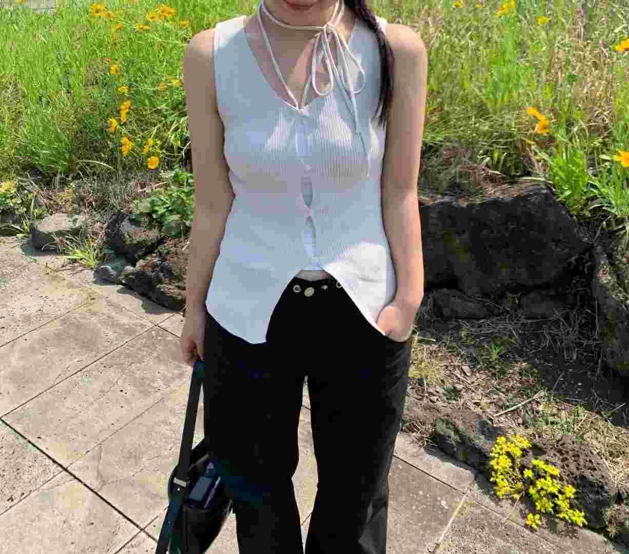 ONEMORETHING東大門㊣實拍女裝新款25春夏推薦人氣吊帶背心ONEMORETHING吊帶/背心