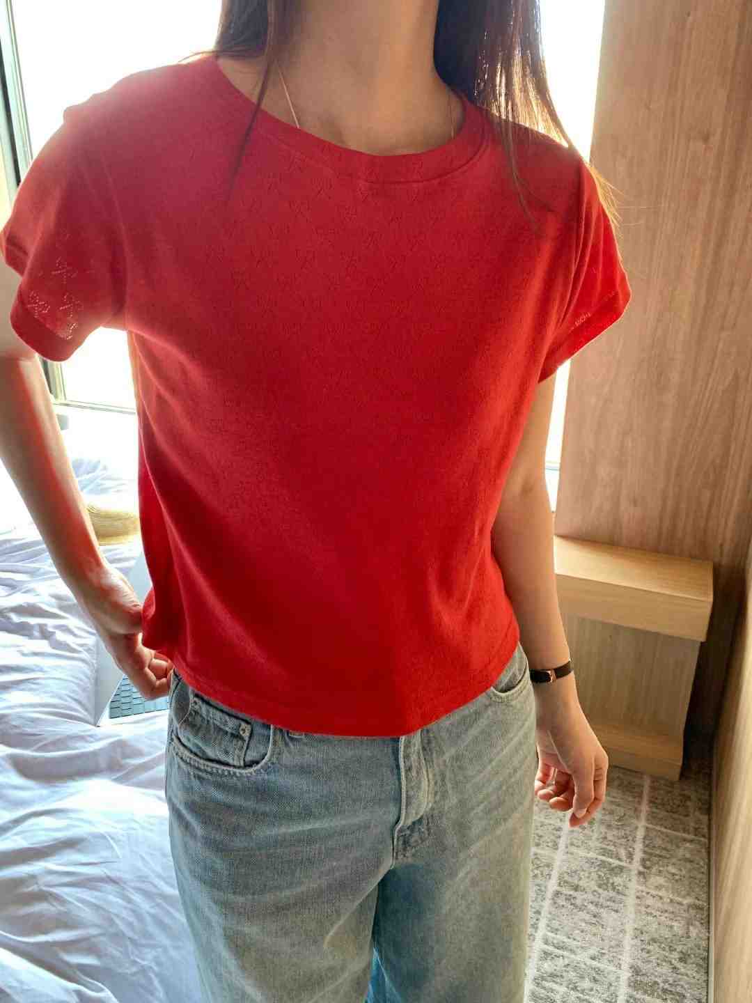 TDOUBLEJ東大門㊣實拍女裝新品人氣休閑熱賣25春夏時尚推薦T恤TDOUBLEJT恤