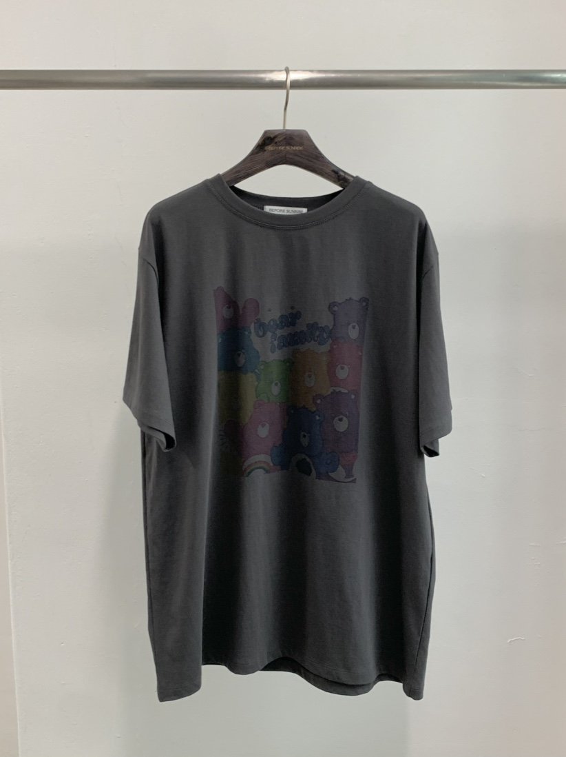 BEFORE SUNRISE東大門㊣直郵女士新品休閑推薦人氣T恤泰迪熊BEFORE SUNRISET恤