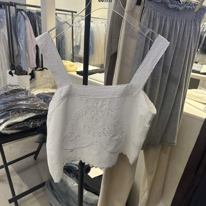 OUTFIT東大門㊣實拍女士新品真品25春夏休閑熱賣人氣吊帶背心OUTFIT吊帶/背心