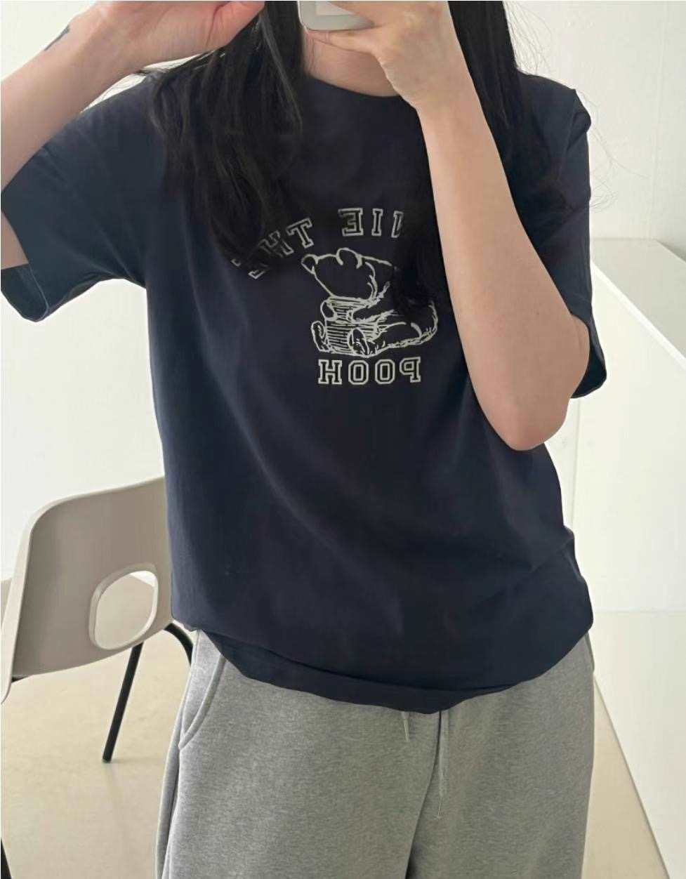 LIBERTE-OT韓國直郵㊣女士新款25春夏時尚熱賣推薦人氣T恤RETHINKT恤