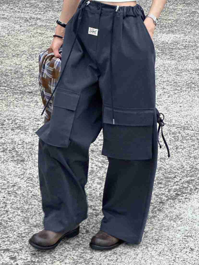 ZEROZERO韓國代購㊣女士新款人氣熱賣休閑褲工裝褲水洗棉質ZEROZERO休閑褲