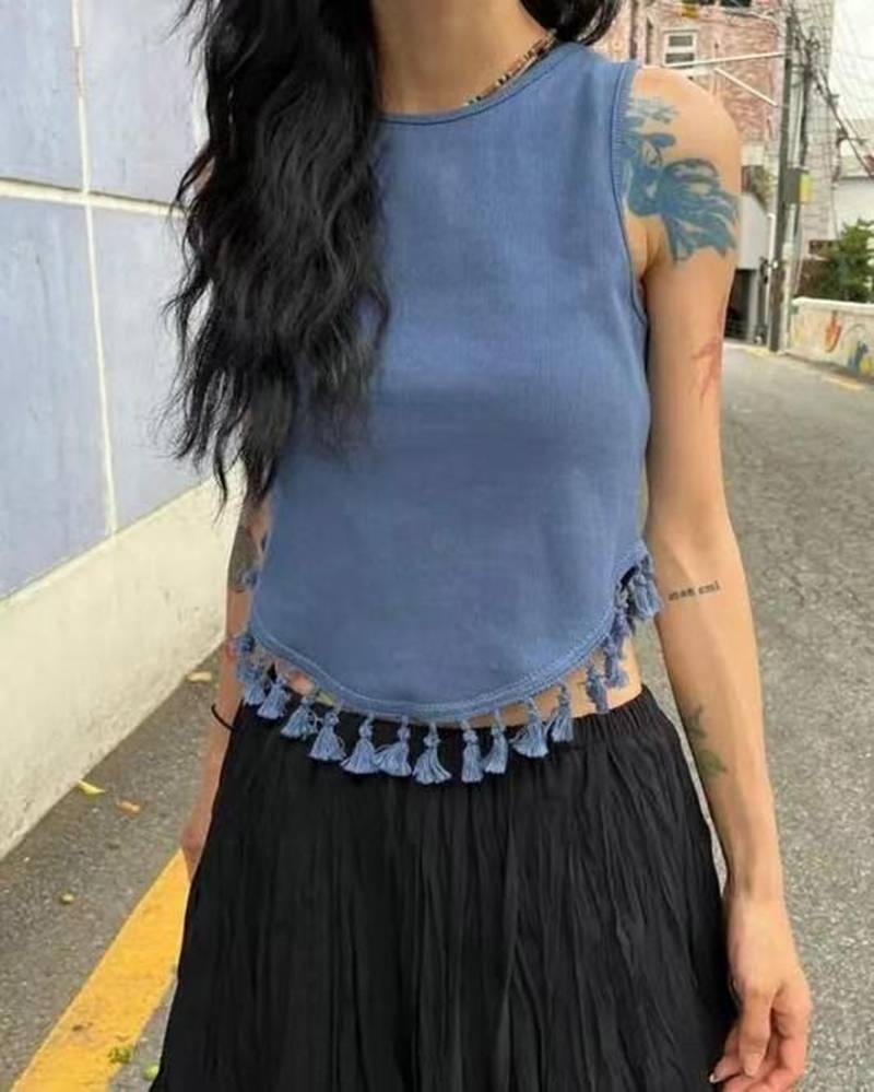 EXCUSE韓國直郵㊣女裝新款真品熱賣25春夏人氣休閑吊帶背心EXCUSE吊帶/背心