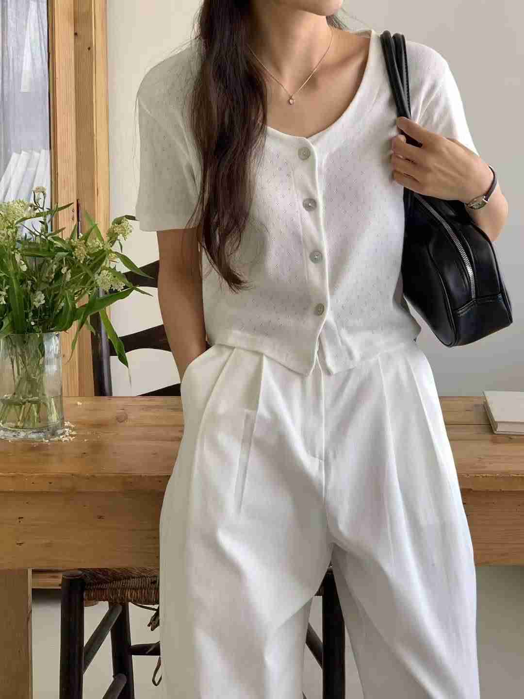 HIDEWAY東大門㊣代購女士新品人氣25春夏真品推薦職業針織衫HIDEWAY針織衫