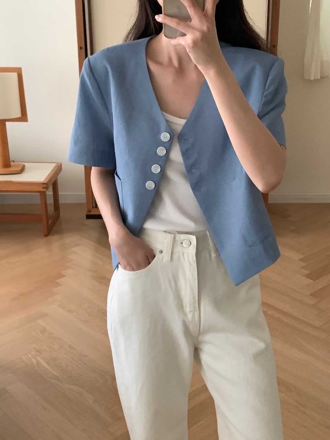 MELMEONT東大門㊣實拍女裝新款人氣熱賣時尚推薦真品25春夏夾克MELMEONT夾克