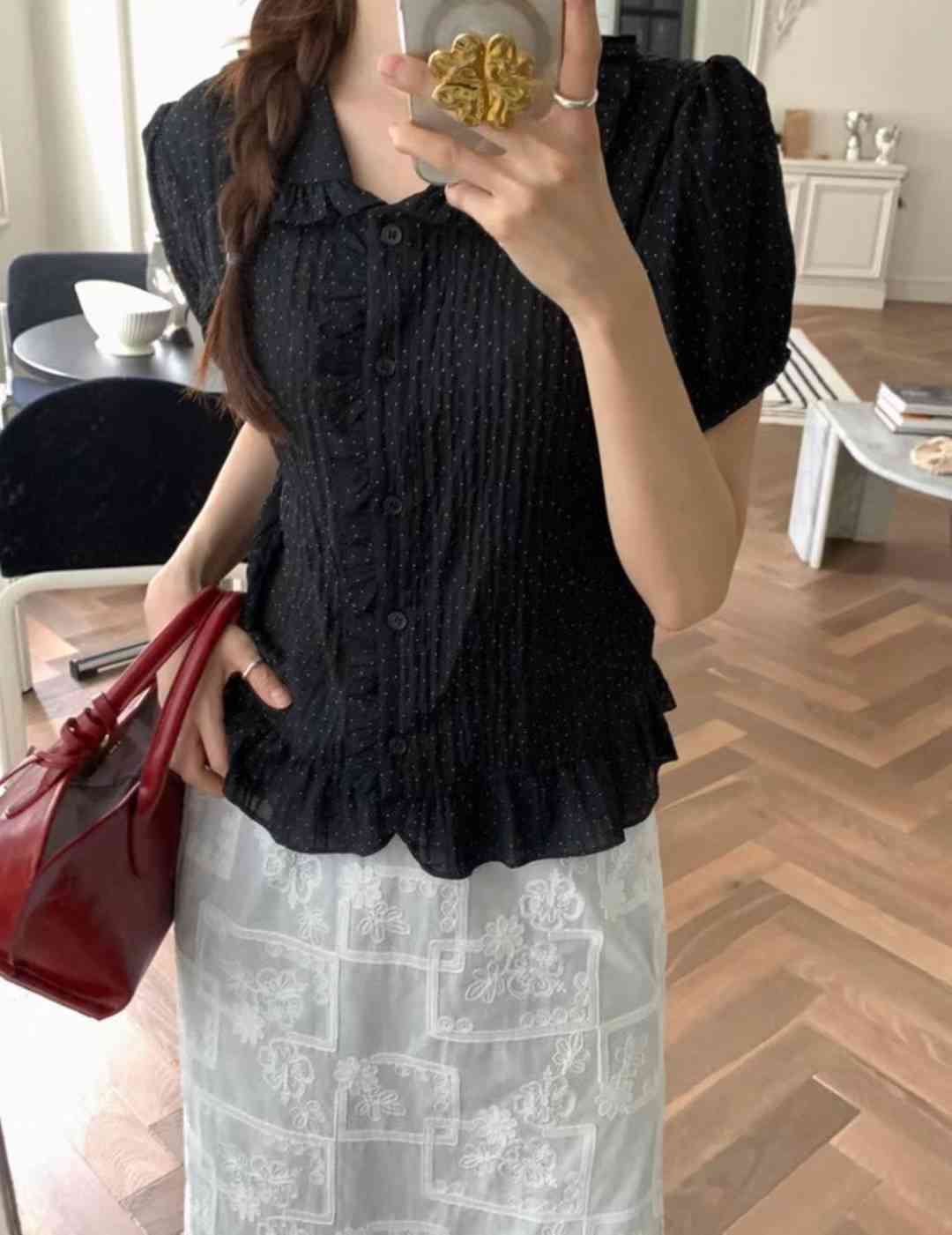 MELMEONT東大門㊣代購女士新品真品職業推薦熱賣襯衫蕾絲衫MELMEONT襯衫/蕾絲衫