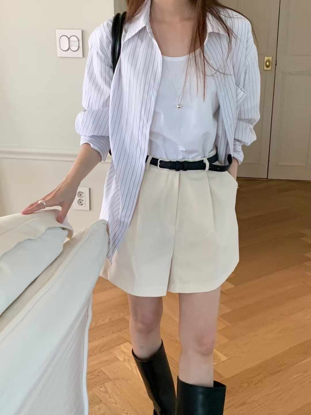 HIDEWAY東大門㊣實拍女士新品真品人氣休閑熱賣短褲不含腰帶HIDEWAY短褲