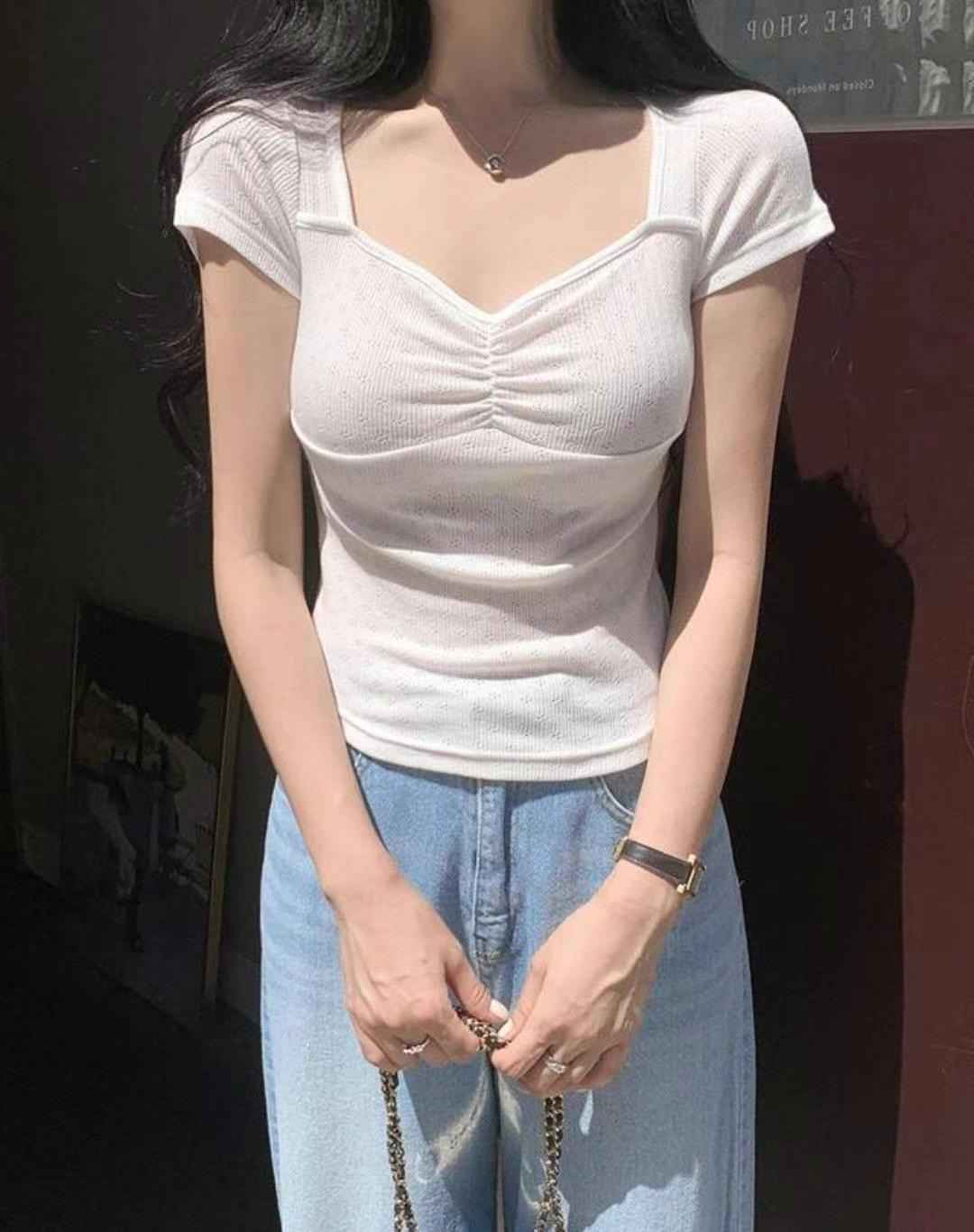 TTUTTA韓國直郵㊣女裝新款推薦真品25春夏熱賣休閑職業時尚T恤TTUTTAT恤