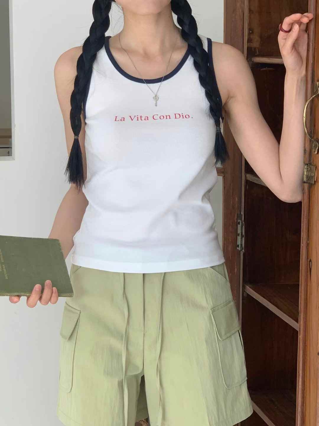 ACRE韓國代購㊣女士新品熱賣職業休閑25春夏時尚人氣吊帶背心ACRE吊帶/背心