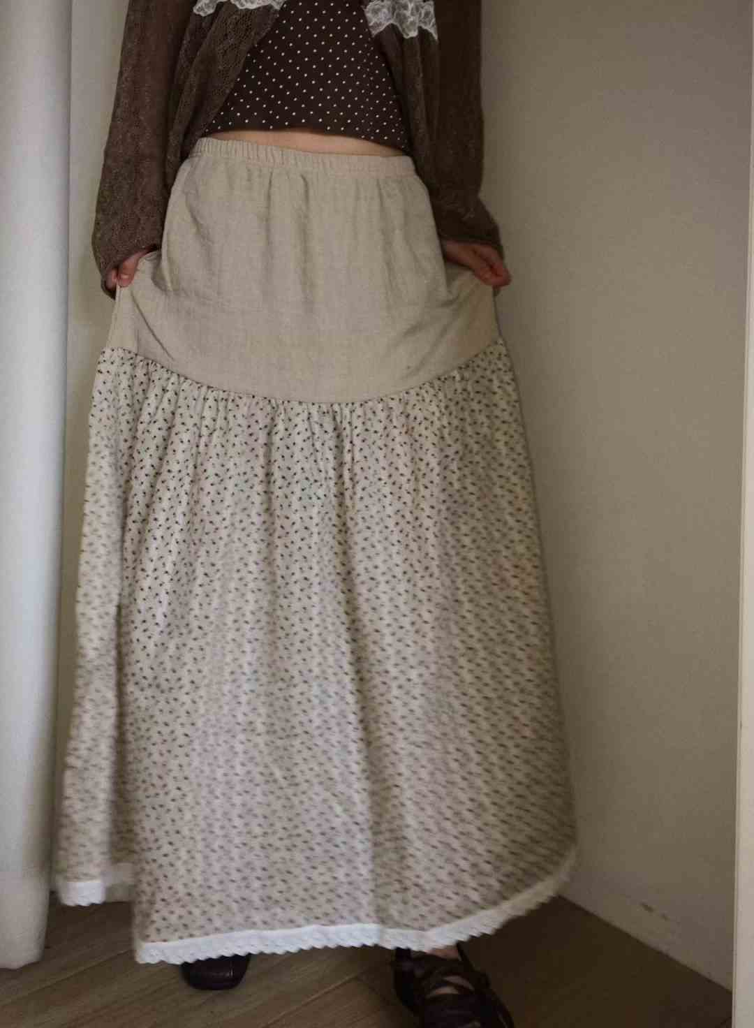 THELACREAM東大門㊣實拍女裝新品真品人氣職業休閑熱賣長裙THELACREAM長裙