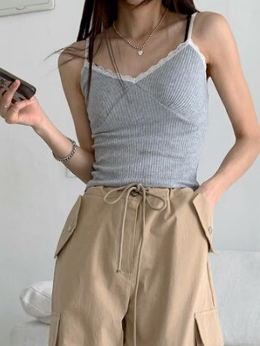 MYCABINET東大門㊣實拍女裝新品真品25春夏熱賣休閑吊帶背心MYCABINET吊帶/背心
