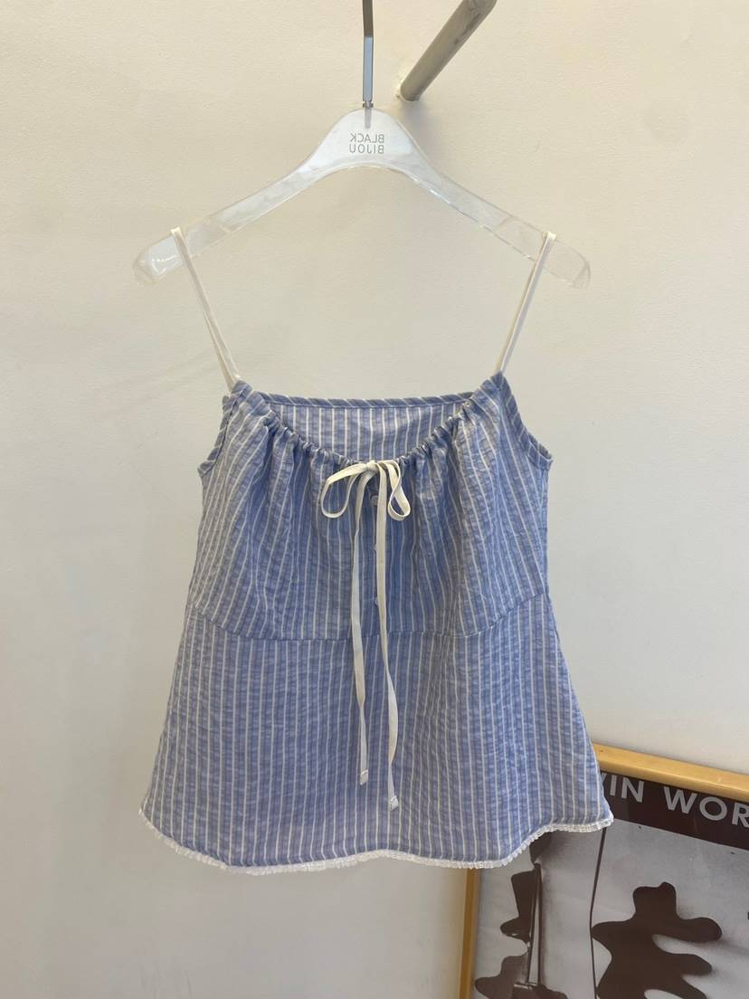 BLACK BIJOU東大門㊣代購女裝新款休閑職業真品25春夏吊帶背心BLACK BIJOU吊帶/背心