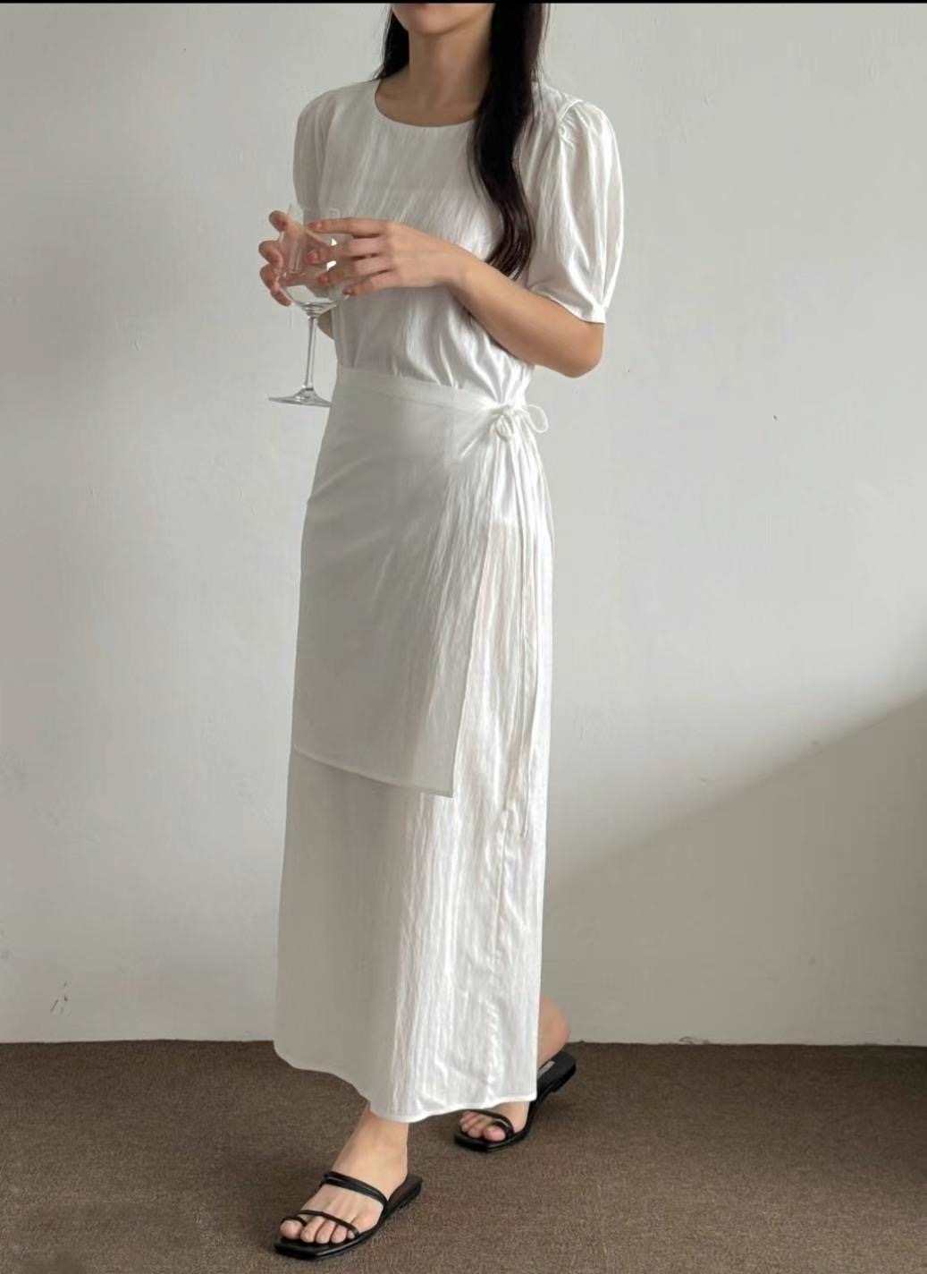 ANDBYL東大門㊣直郵女裝新品職業25春夏真品推薦休閑連衣裙ANDBYL連衣裙