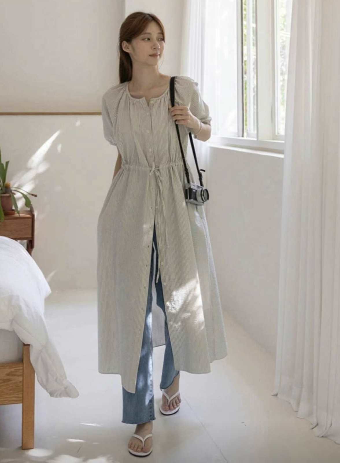 BASIC FEMME-베이직팜므-OT東大門㊣代購女士新品人氣連衣裙BASIC FEMME連衣裙