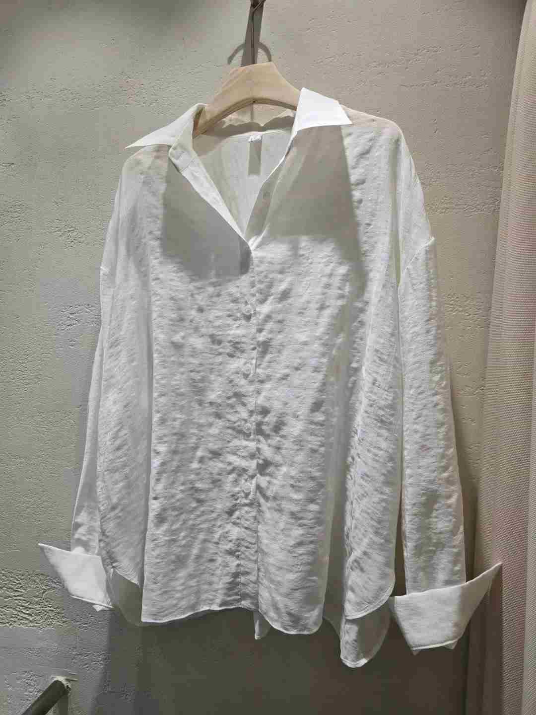 BASIC FEMME-베이직팜므-OT東大門㊣實拍女士新品時尚襯衫蕾絲衫格紋BASIC FEMME襯衫/蕾絲衫