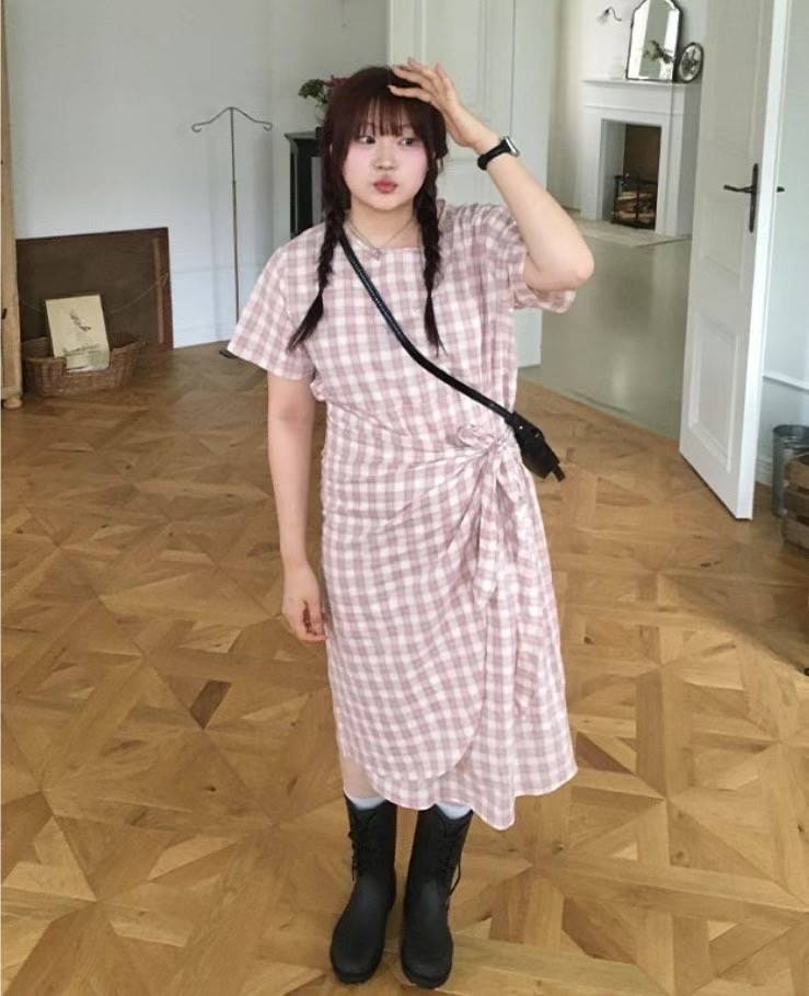 DADA韓國代購㊣女裝新款25春夏時尚職業人氣休閑真品連衣裙DADA連衣裙