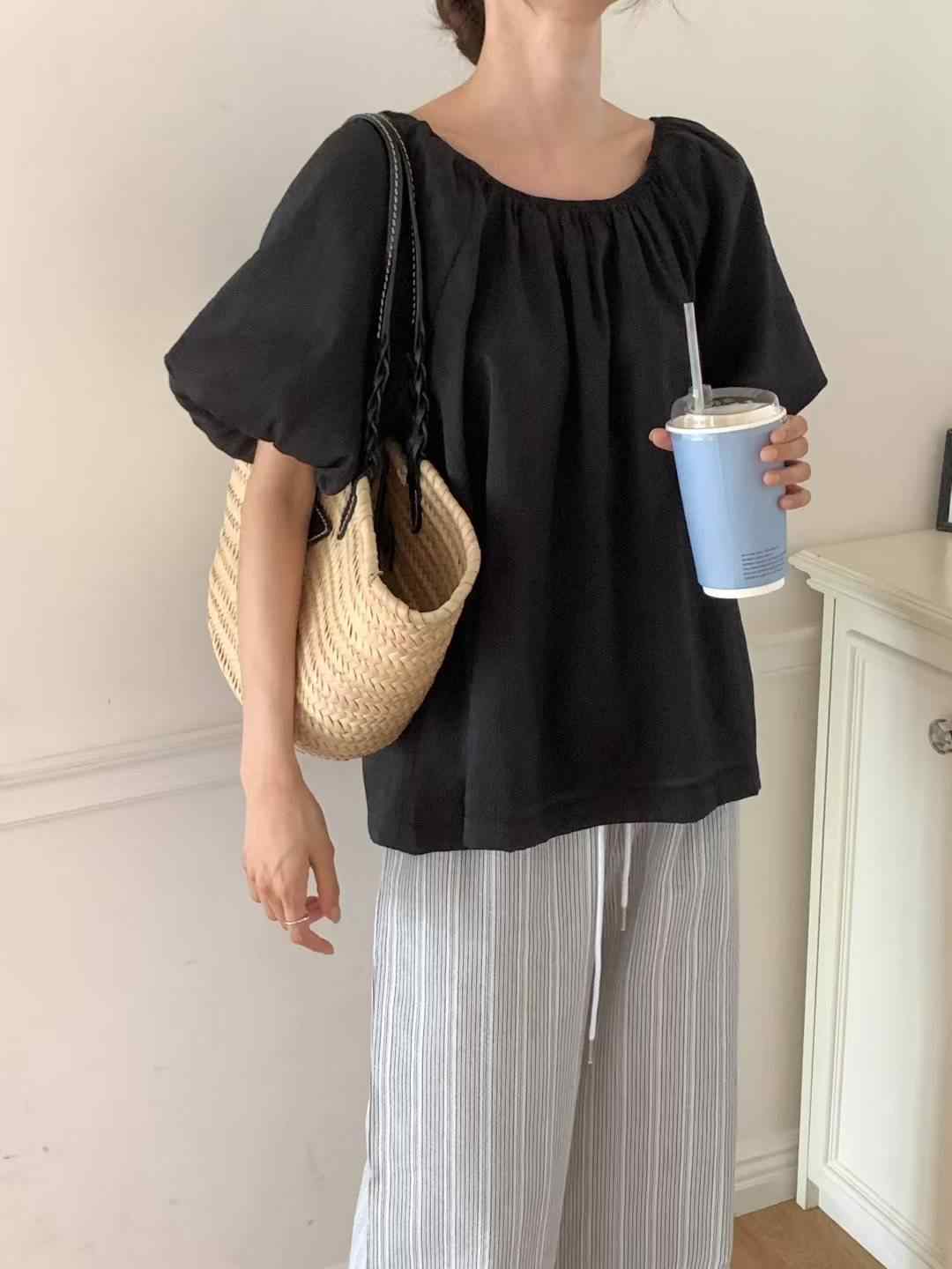 DADA東大門㊣直郵女裝新品25春夏時尚人氣熱賣真品襯衫蕾絲衫DADA襯衫/蕾絲衫