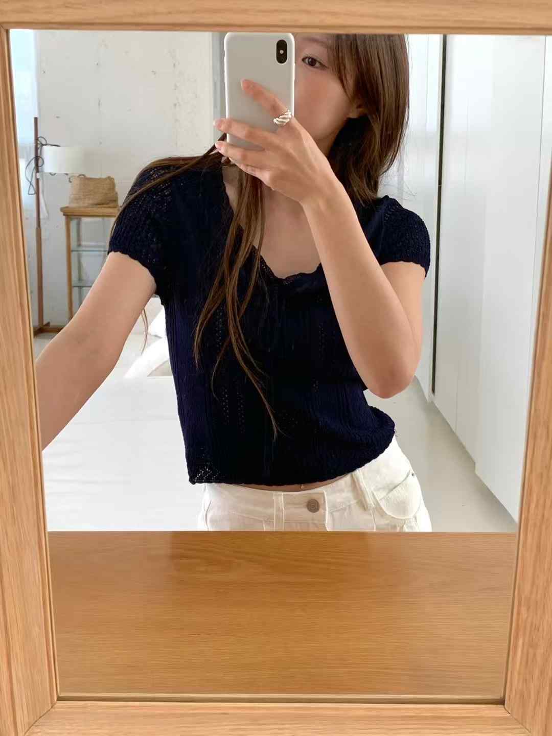 ALL OVER東大門㊣直郵女士新品休閑熱賣人氣25春夏時尚針織衫ALL OVER針織衫
