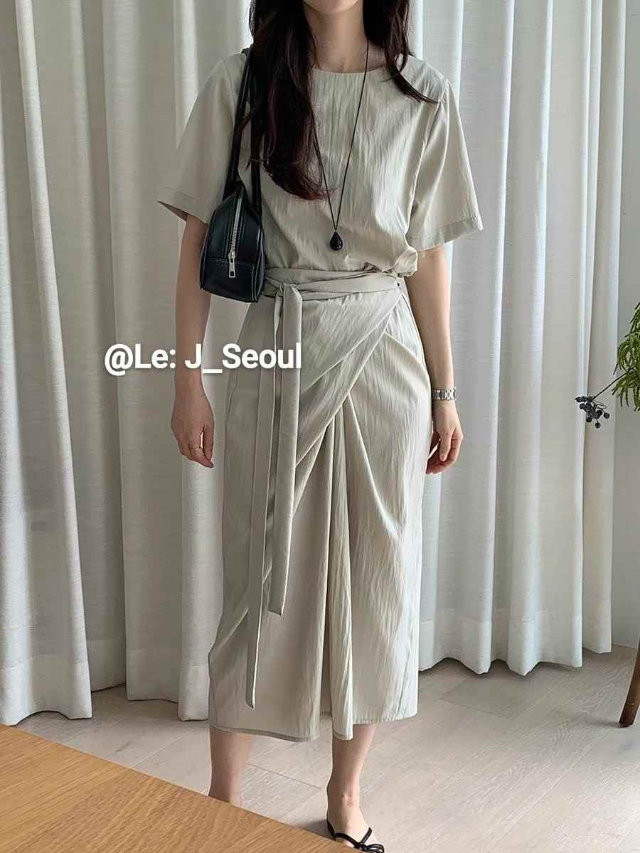 LEJ SEOUL東大門㊣實拍女裝新品職業時尚人氣熱賣推薦連衣裙LEJ SEOUL連衣裙