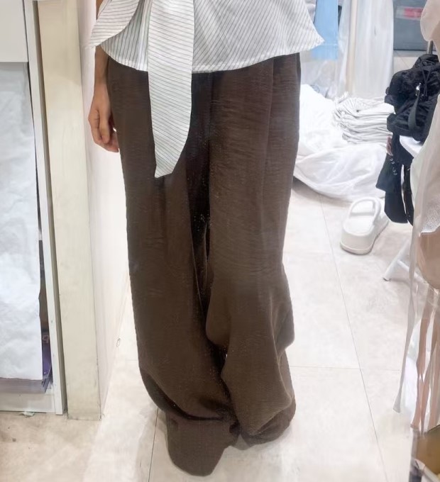 PERI.MI東大門㊣直郵女裝新品職業時尚推薦25春夏熱賣休閑褲PERI.MI休閑褲