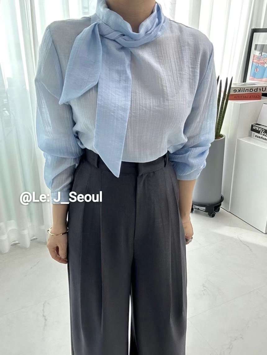 LEJ SEOUL韓國直郵㊣女裝新品休閑25春夏時尚職業襯衫蕾絲衫LEJ SEOUL襯衫/蕾絲衫