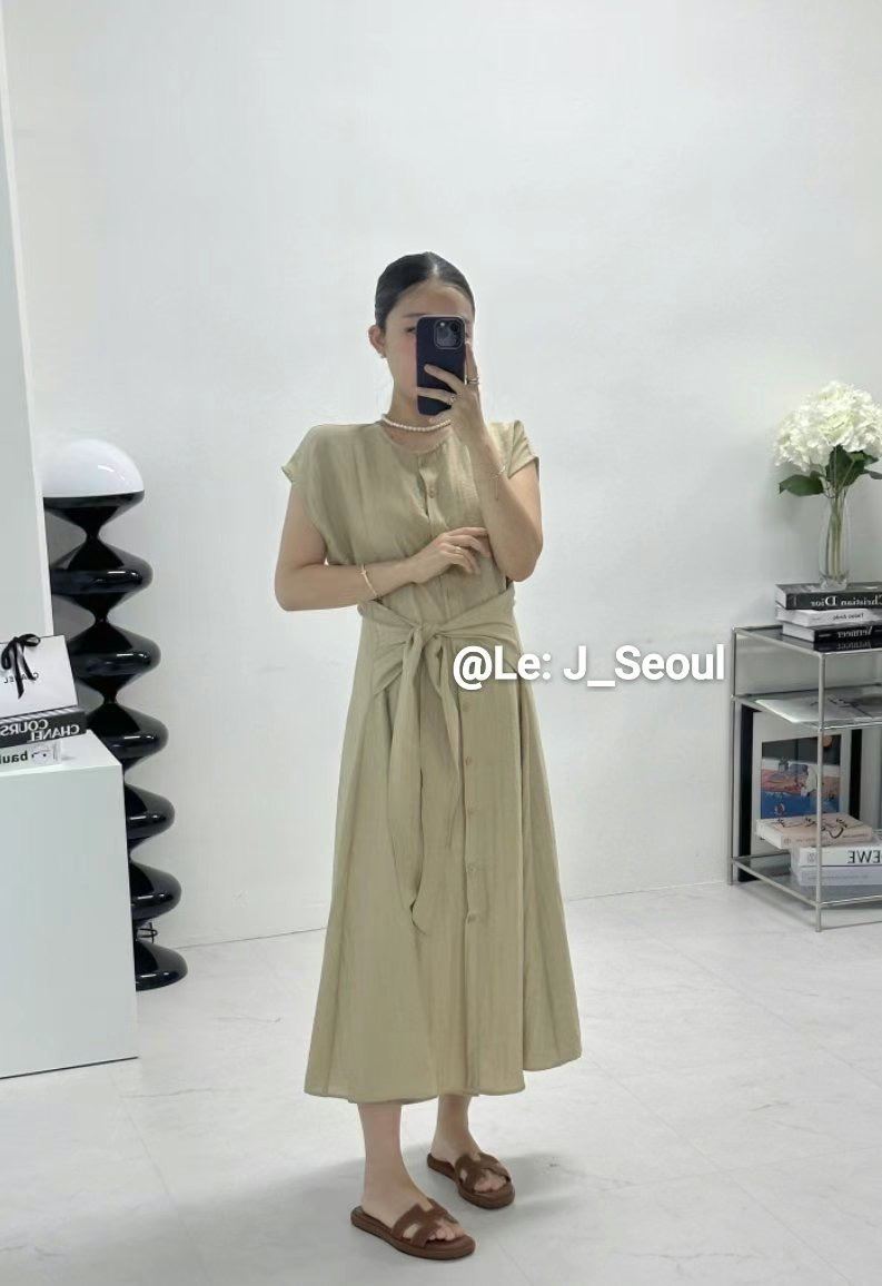 LEJ SEOUL東大門㊣代購女裝新品職業推薦25春夏真品連衣裙LEJ SEOUL連衣裙