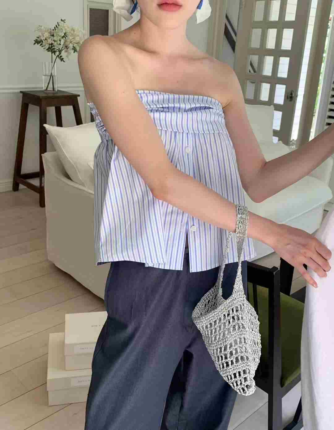 CALLMYNAME東大門㊣代購女士新款休閑時尚吊帶背心不含內搭Call my name吊帶/背心