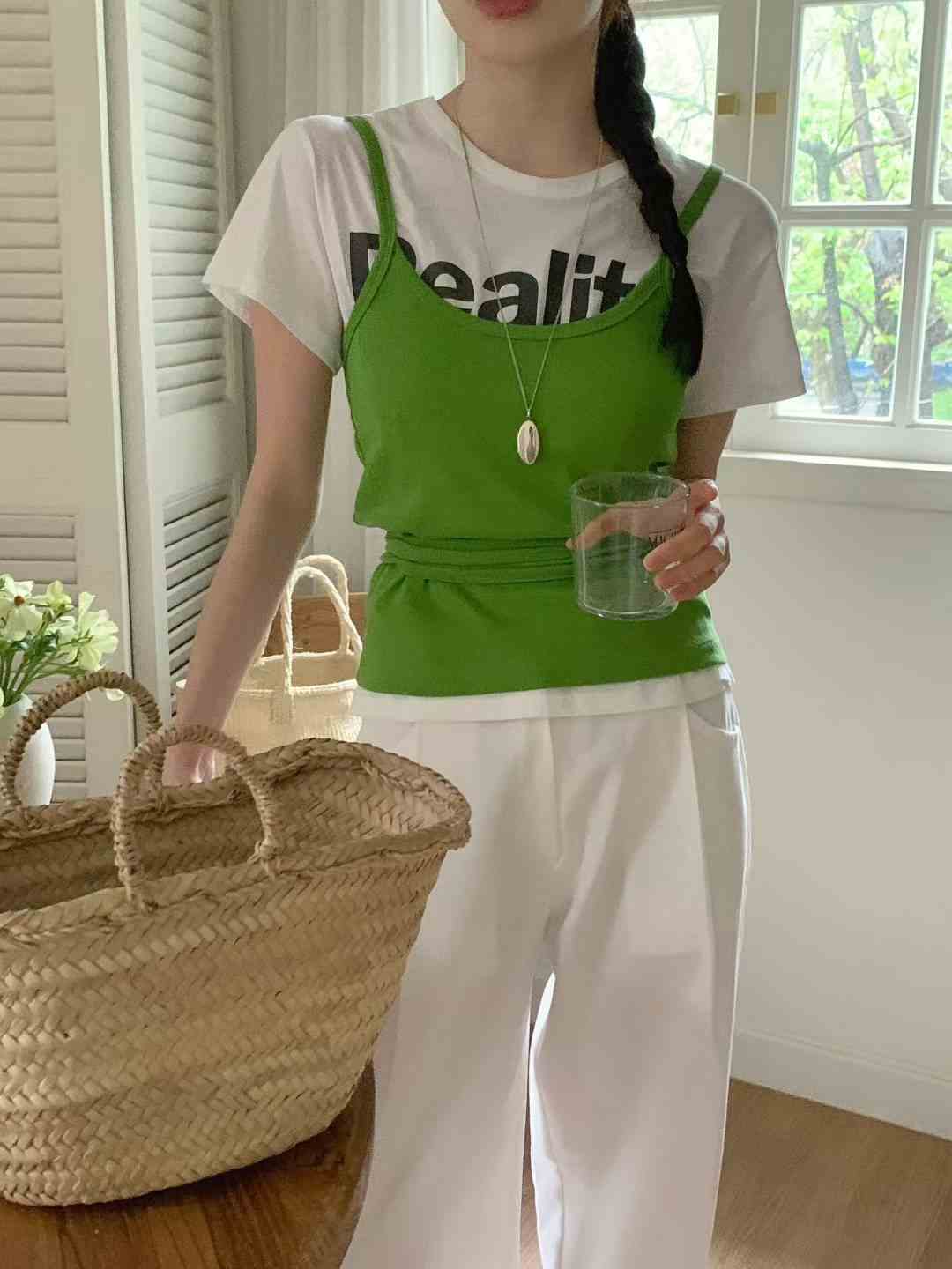 CALLMYNAME東大門㊣代購女裝新品職業時尚吊帶背心不含內搭Call my name吊帶/背心