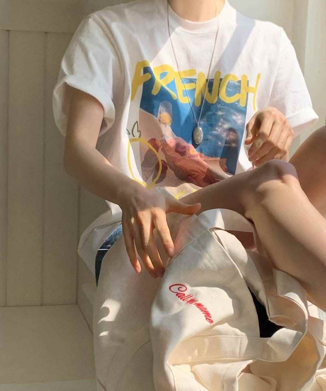 CALLMYNAME韓國直郵㊣女士新品推薦時尚25春夏人氣職業休閑T恤Call my nameT恤