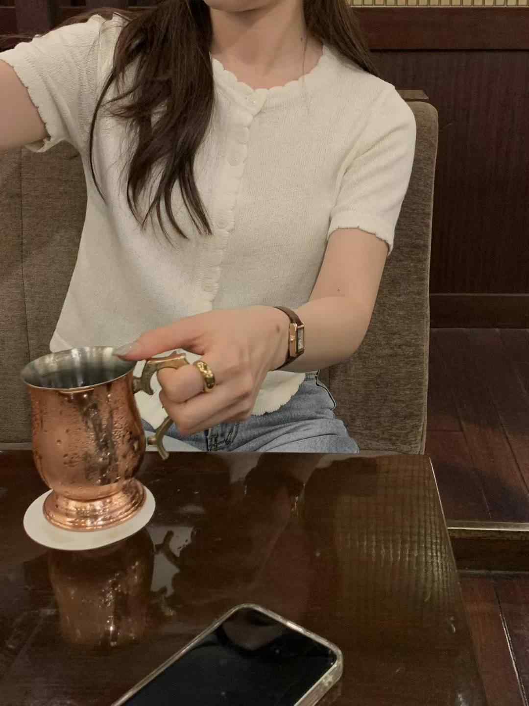 AT THIS MOMENT東大門㊣直郵女裝新品時尚人氣推薦針織衫AT THIS MOMENT針織衫