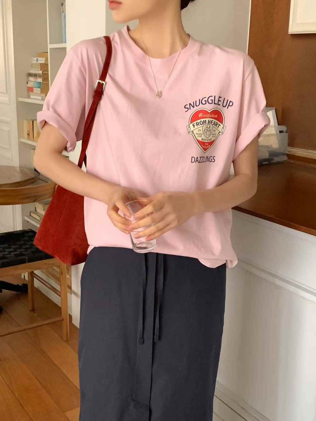CALLMYNAME韓國直郵㊣女裝新款休閑職業時尚25春夏人氣熱賣T恤Call my nameT恤