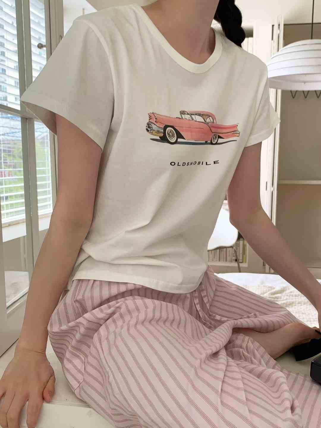 CALLMYNAME韓國直郵㊣女裝新品人氣時尚真品職業熱賣25春夏T恤Call my nameT恤