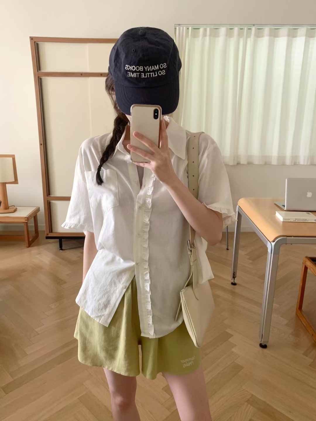 CALLMYNAME韓國代購㊣女裝新款休閑25春夏真品推薦襯衫蕾絲衫Call my name襯衫/蕾絲衫