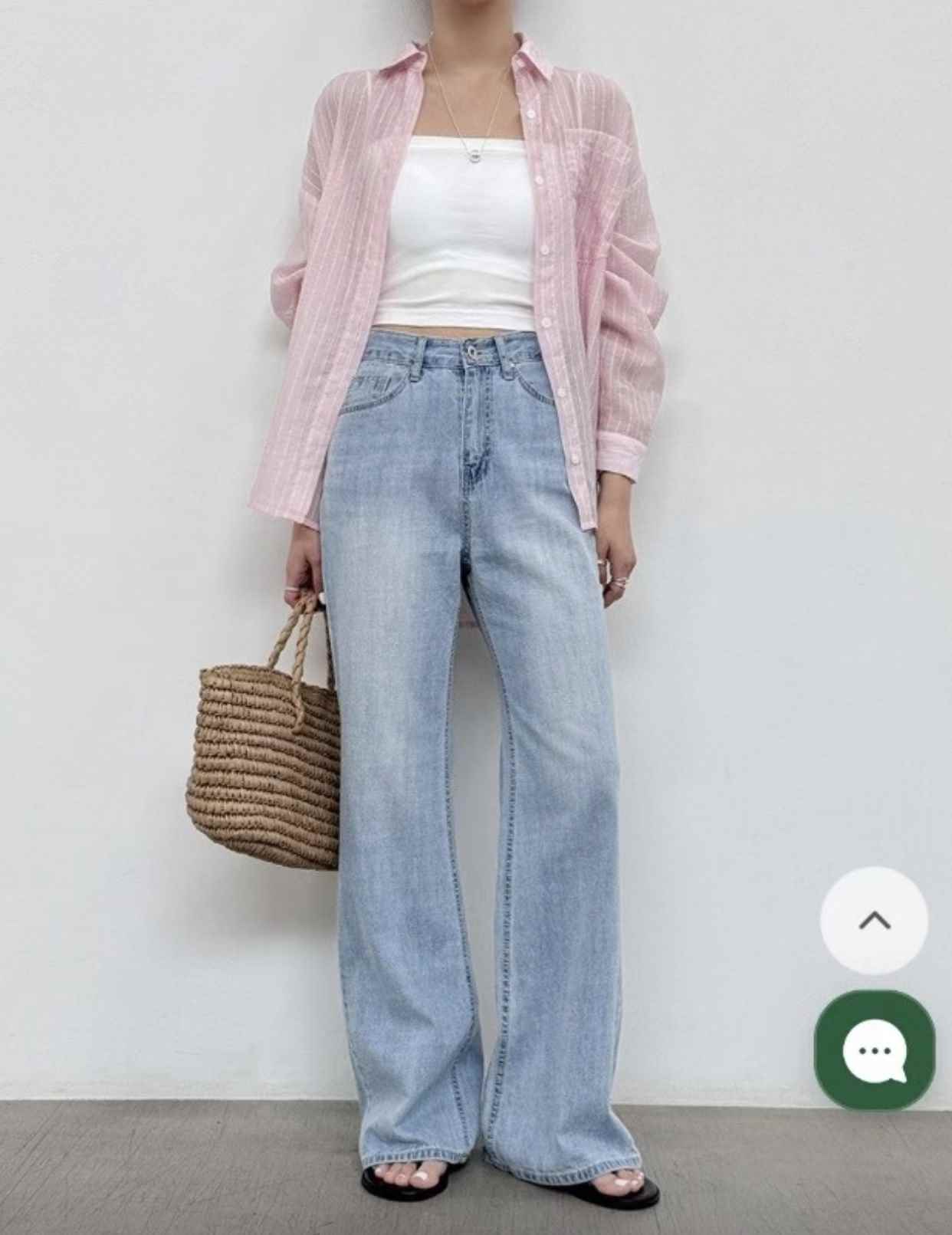 SELECT東大門㊣直郵女裝新款職業時尚人氣熱賣25春夏牛仔褲E.L.E/ASHER牛仔褲