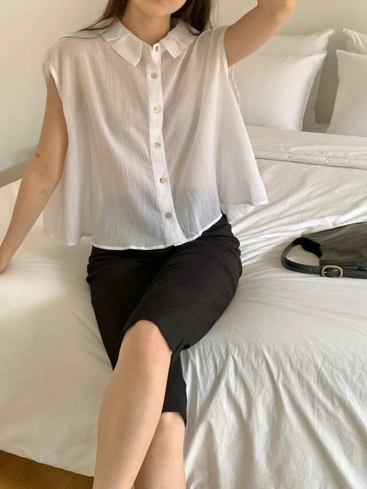 SECOND DRESS-세컨드레스-OT東大門㊣實拍女士新款人氣襯衫蕾絲衫SECOND DRESS襯衫/蕾絲衫
