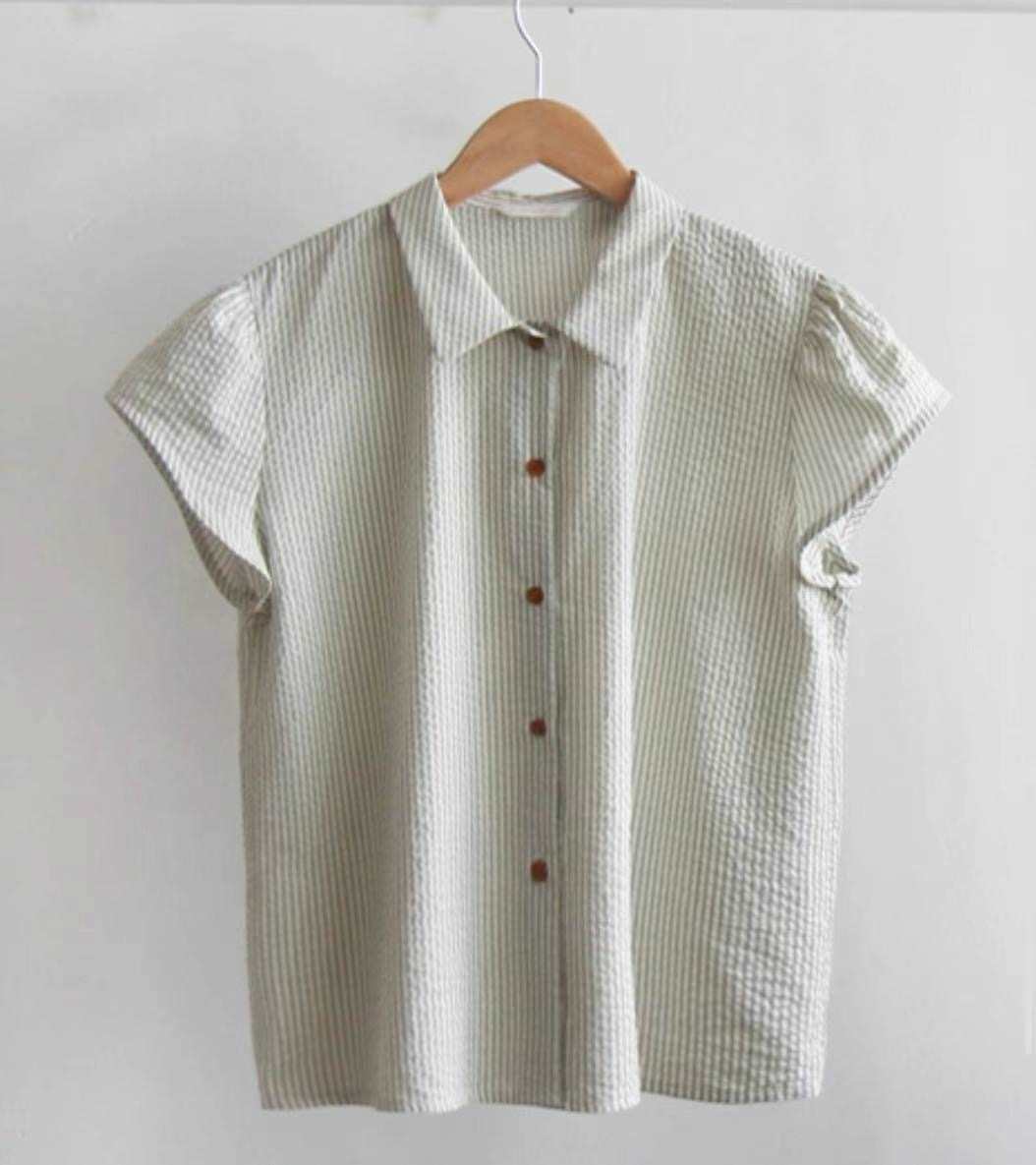 SECOND DRESS-세컨드레스-OT韓國直郵㊣女裝新品人氣襯衫蕾絲衫SECOND DRESS襯衫/蕾絲衫