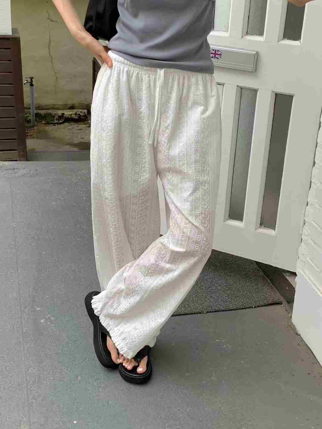 WANDERLUST東大門㊣實拍女士新品25春夏休閑熱賣人氣休閑褲WANDERLUST休閑褲
