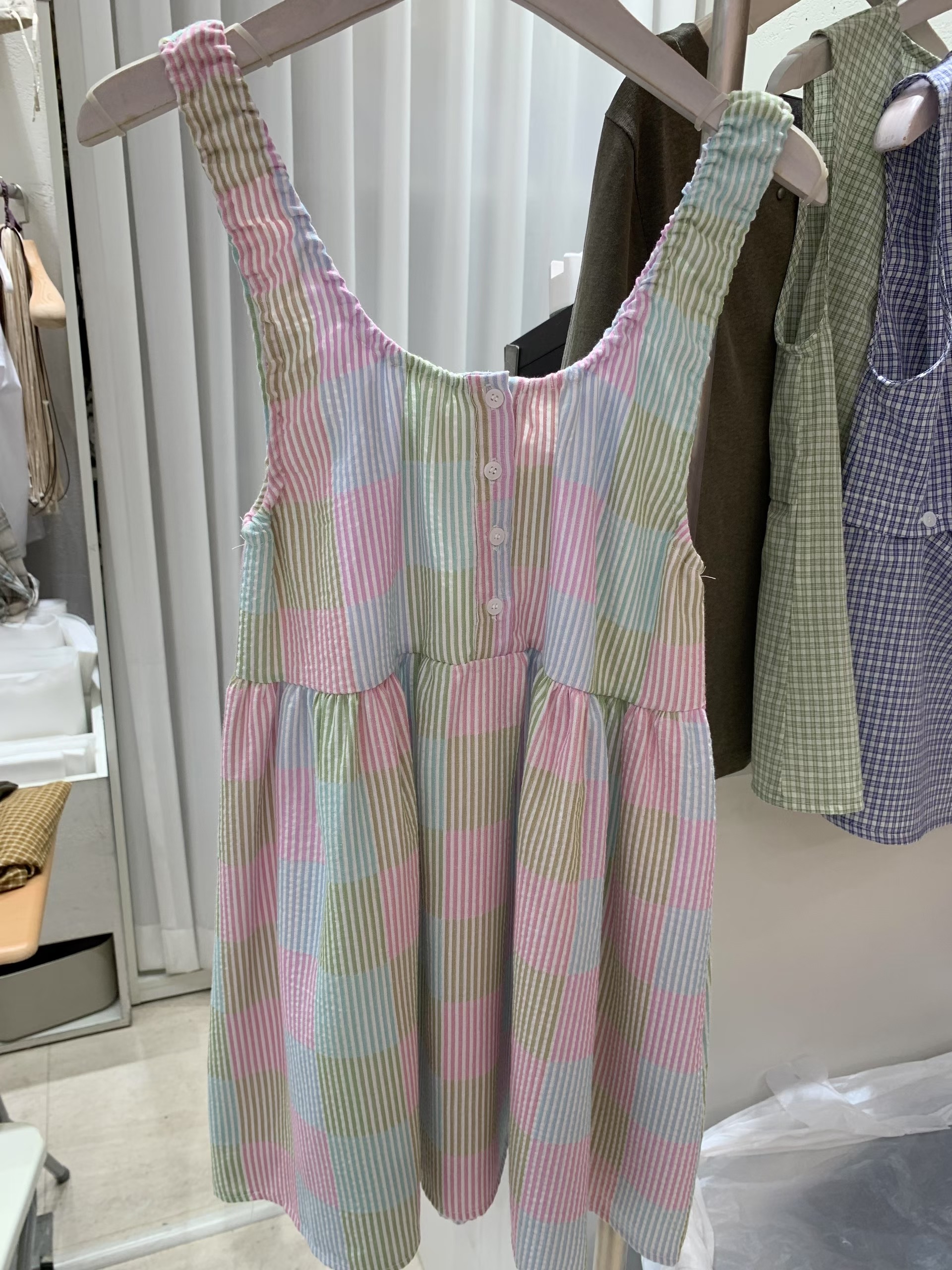 MANNISH東大門㊣實拍女裝新品熱賣25春夏推薦時尚休閑吊帶背心LOVINE吊帶/背心