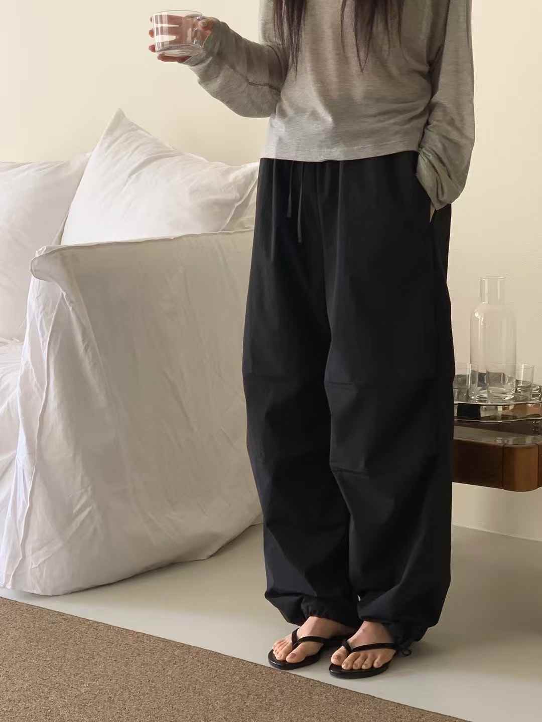 BERN東大門㊣直郵女裝新品熱賣推薦休閑人氣25春夏時尚休閑褲BERN休閑褲