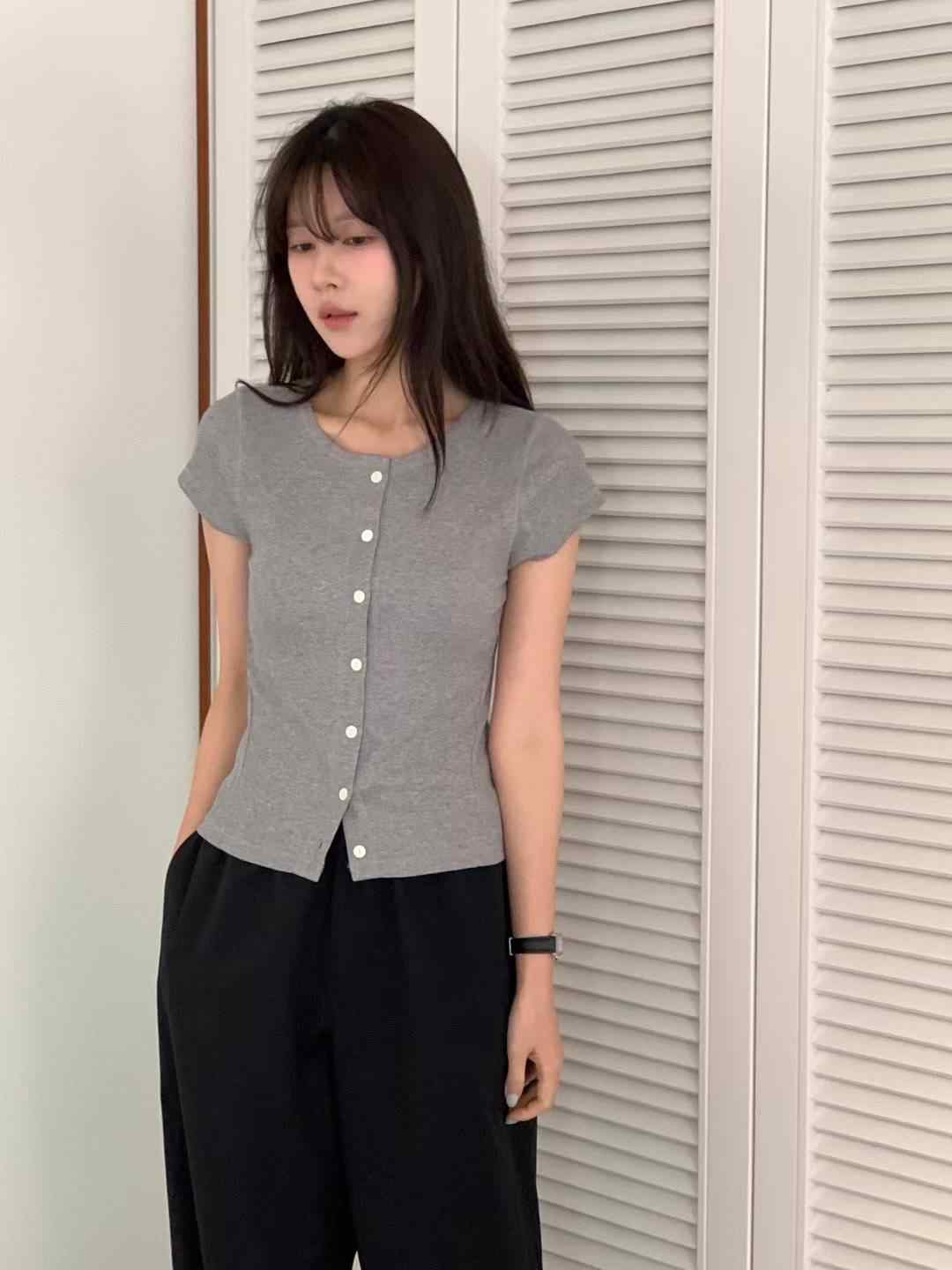 BERN東大門㊣直郵女士新款人氣推薦時尚休閑25春夏職業針織衫BERN針織衫
