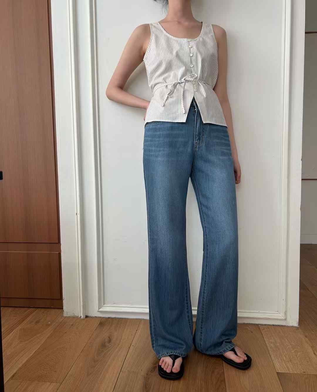 HEY BILLY東大門㊣直郵女裝新品25春夏時尚人氣休閑牛仔褲HEY BILLY牛仔褲