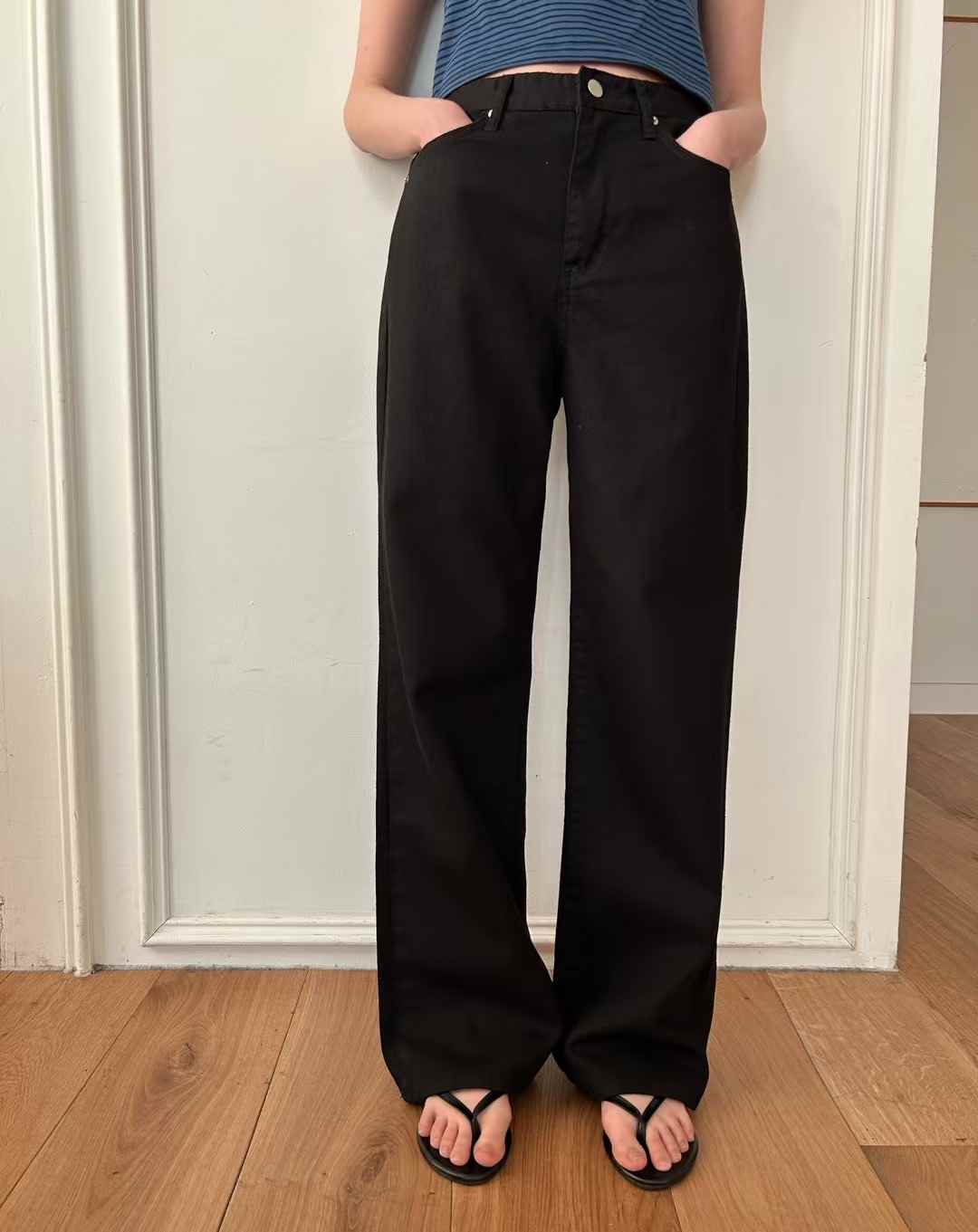 HEY BILLY韓國代購㊣女裝新品25春夏推薦真品人氣休閑牛仔褲HEY BILLY牛仔褲