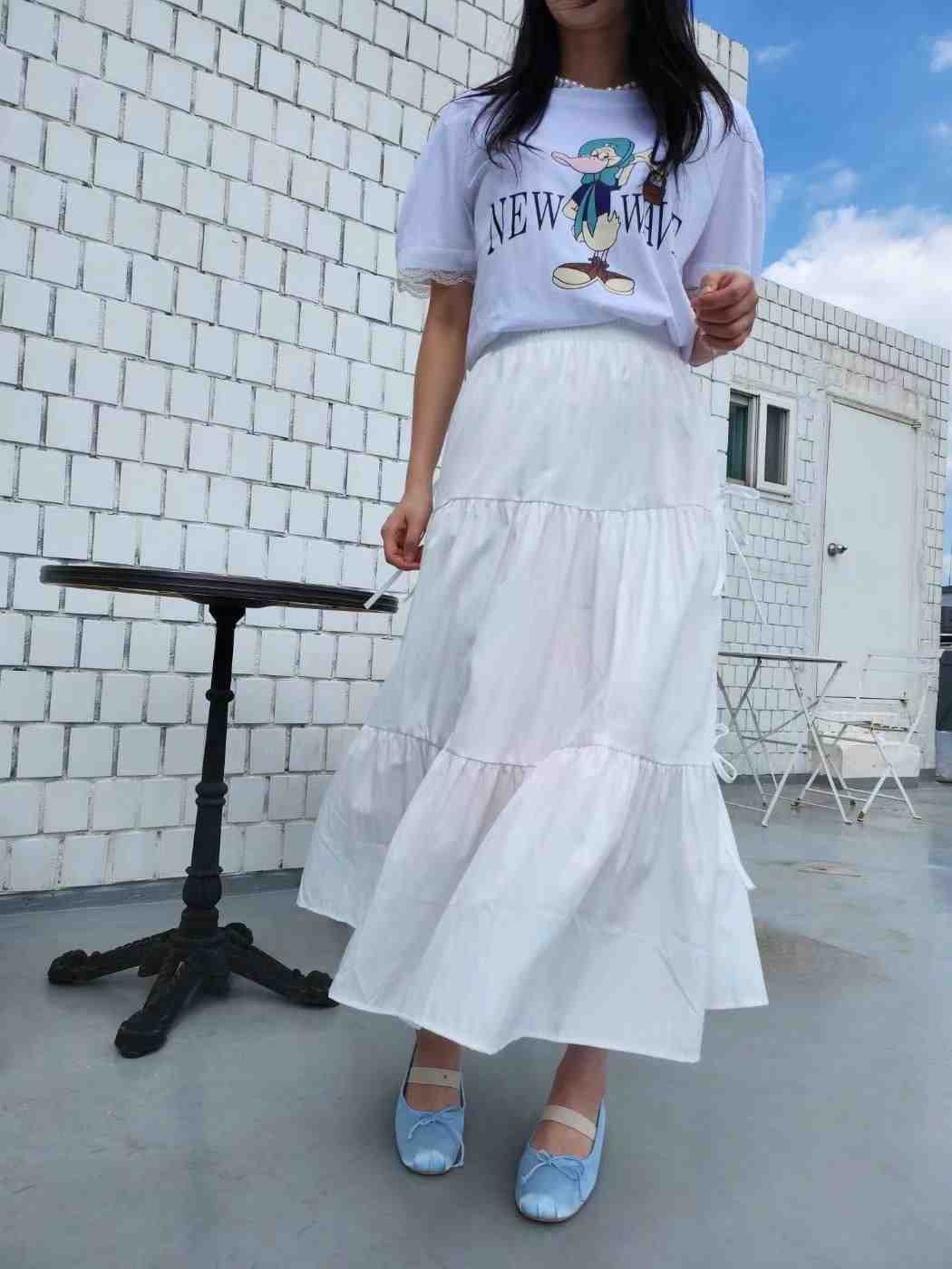 LAYERING東大門㊣代購女裝新款休閑真品人氣時尚25春夏長裙LAYERING長裙