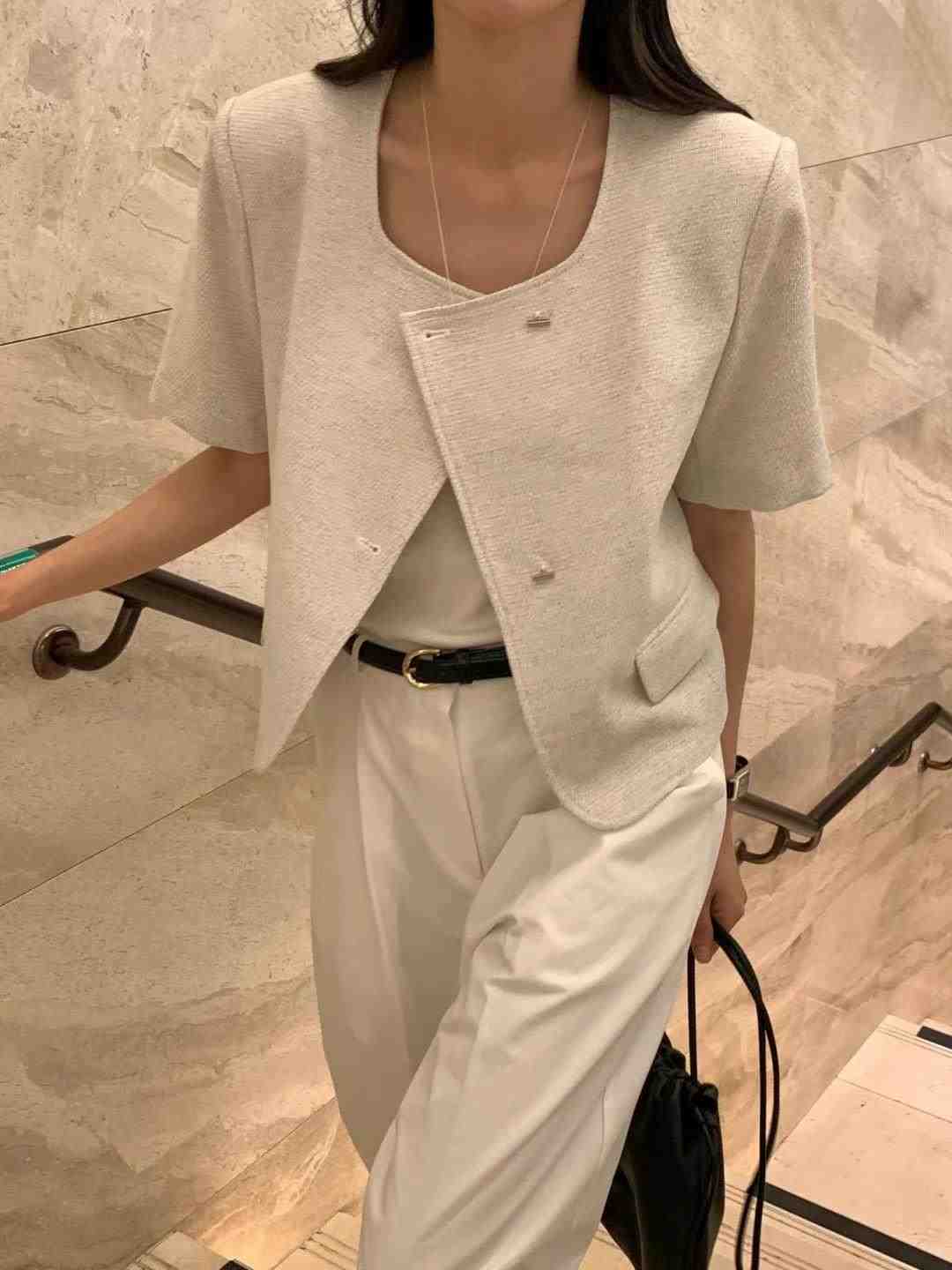 INOUF韓國直郵㊣女士新品休閑推薦真品25春夏熱賣時尚人氣夾克INOUF/FLUTTER夾克