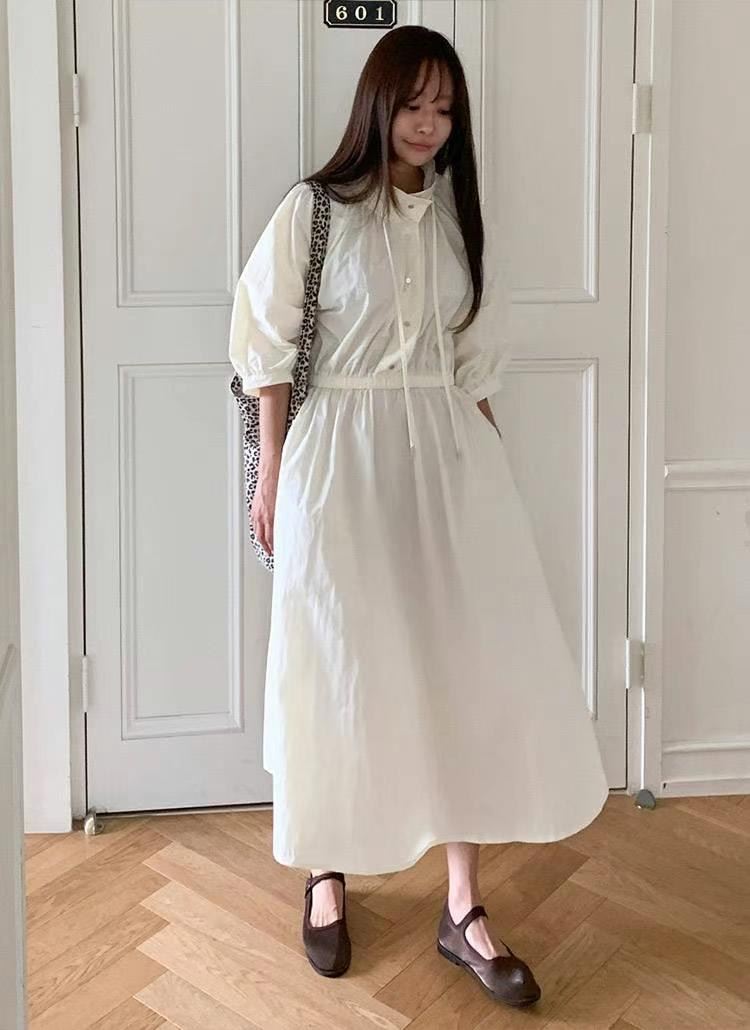 DKS08東大門㊣直郵女裝新款職業25春夏推薦時尚休閑人氣連衣裙DKS08連衣裙